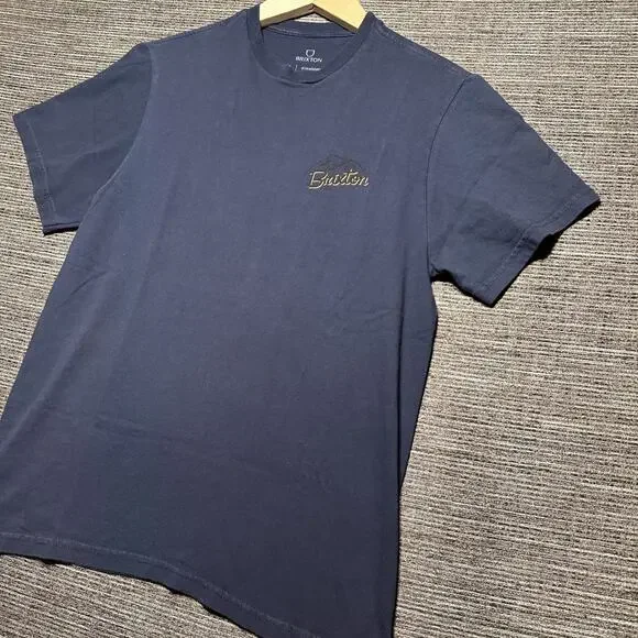 Brixton Shirt Men's Small Blue Short Sleeve Standard Fit - Picture 7 of 14